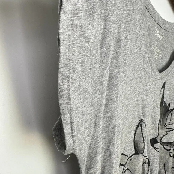 Disney Bambi Thumper Shirt Gray Medium - Picture 5 of 8